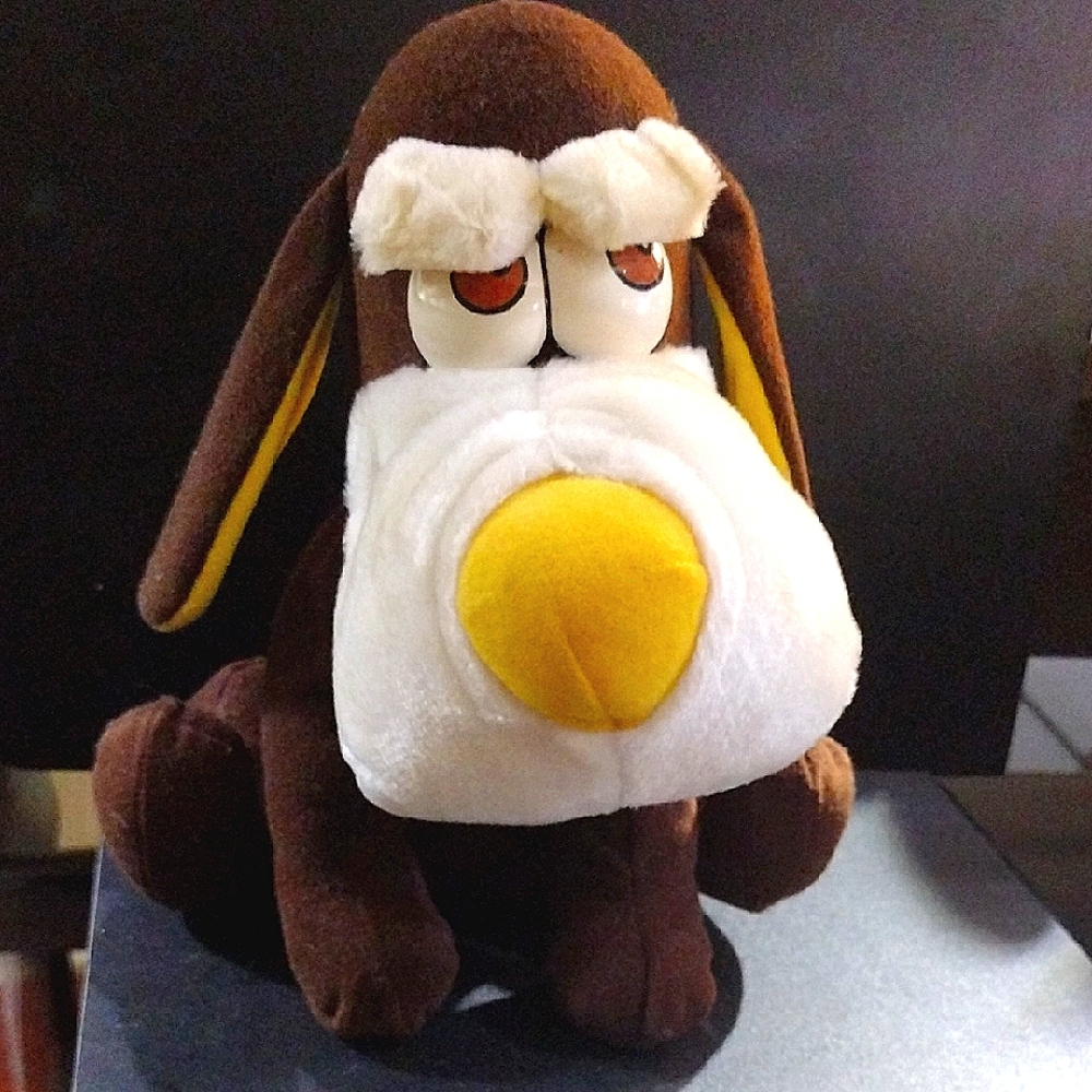 1990 Nasta Guard Dog plush puppy stuffed animal Vintage